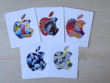 5 Apple Sticker (Set aus fünf