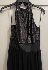 Kleid Abendkleid Damen schwarz