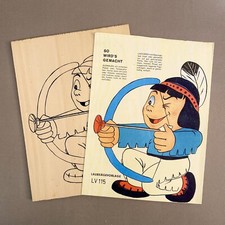 Vintage Indianer Junge mit