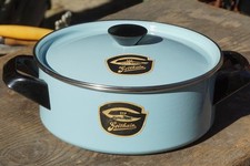 Original DDR Emaille Topf Kochtopf NEU 1960er Geithein EVP MDN 60er 70er TOP