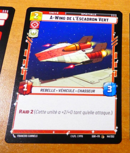 Star wars unlimited card - star,