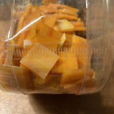 Tiffany Glas Steine Mosaik 2x2 cm Orange Ca 640g