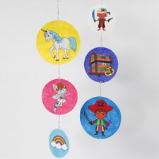 Mobile mit Kindermotiven, 3 Set, 3x3 Designs, Pirat, Einhorn oder Meerjungfrau