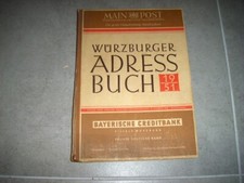Adreßbuch Würzburg 1951 -