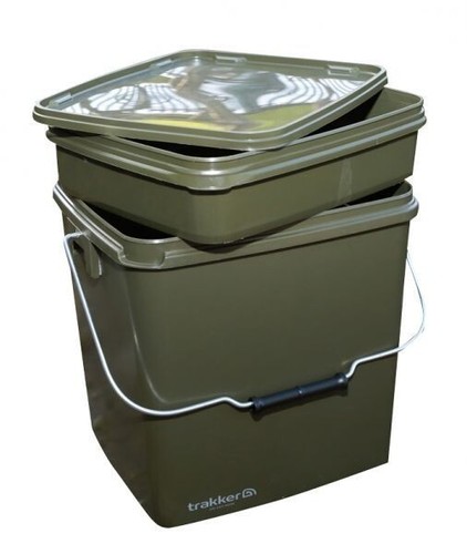 Trakker olive square container - trakker,