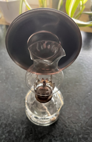 Kleine petroleumlampe glas - petroleumlampe,