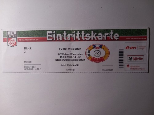Ticket eintrittskarte 3 - /,