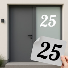 Hausnummer Zahl Aufkleber •