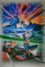 FORMEL 1  KUNSTDRUCK "