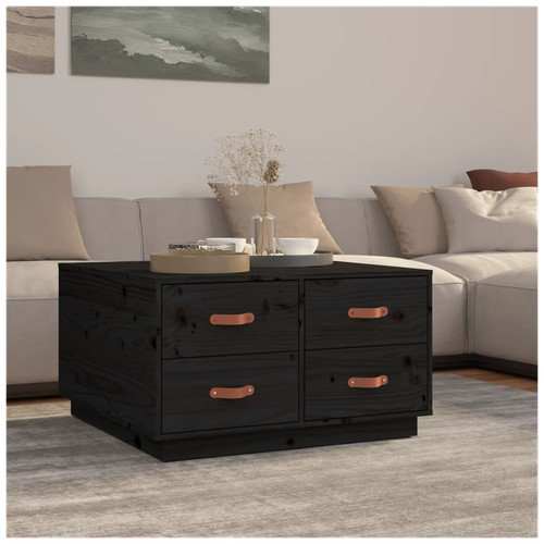 Couchtisch schwarz 80x80x45 - , cm