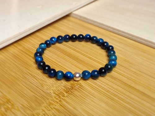 Echtes blaues tigeraugen - blaues,