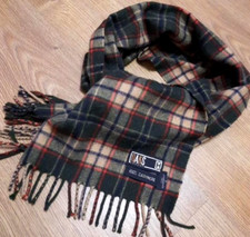 Stunning DAKS London Schal 100% Kaschmir wNEU