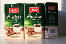 Melitta Auslese KLASSISCH Kaffee gemahlen, 3 Pack. X 500g.  MHD- 23.02.2027