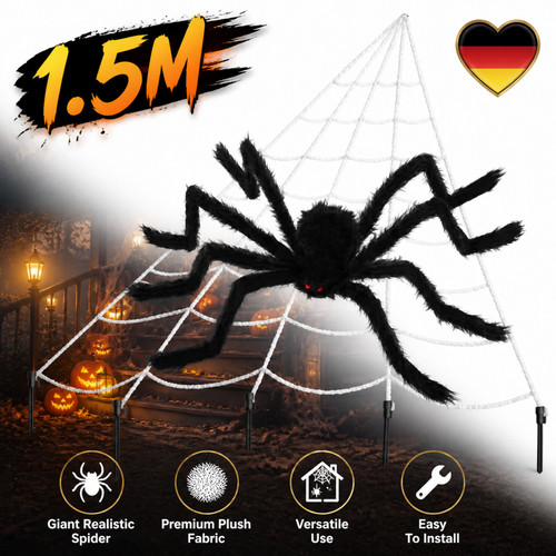 Riesenspinne halloween spinnen - riesenspinne,