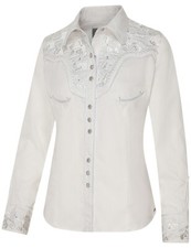 Damenbluse Westernbluse Country Cowgirl Western Stars & Stripes »HAILEY«