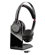 Poly - Voyager Focus UC mit Ladestation BITTE LESEN - Bluetooth Dual-Ear (Stereo