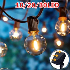 Solar LED Lichterkette außen