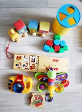 ★ FISHER PRICE TCM Lamaze ★ Baby Spielzeug hochwertig Puzzle Holz Motorik