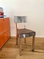 GERVASONI Inout 23IN, Designer Stuhl Alu poliert Leder NP 780€