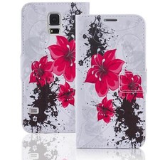 Handy Hülle für Samsung Galaxy S3 Schutz Hülle Motiv Klapp Tasche Case QJC-119