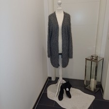 Neu Strickjacke pailetten grau