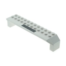 1x Lego Bogenstein 2x14x2 weiß Radkasten Brücke Vordach Sticker 30296pb03
