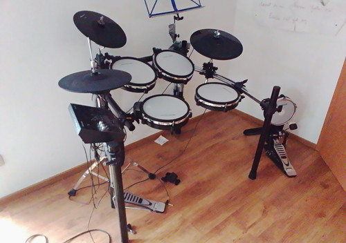 Elektronisches drumset drum - drumset, e-drum