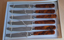 Messerset Küchenmesser 6-Teilig, Rostfrei, Kunststoff-Griff  Buttermessersatz