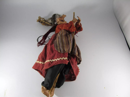 Künstlerpuppe holz hexenpuppe - holz,