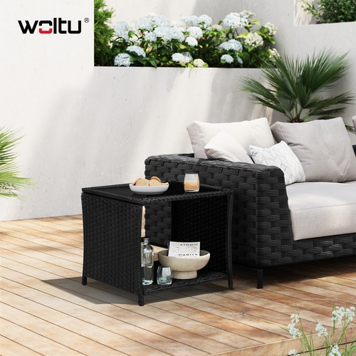Woltu polyrattan gartentisch - woltu,
