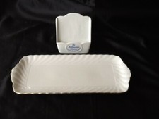 Seltmann Weiden Porzellan weiß Regina Goldrand Königskuchenplatte NEUWARE