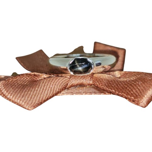 Schwarzer stern saphir ring - stern,
