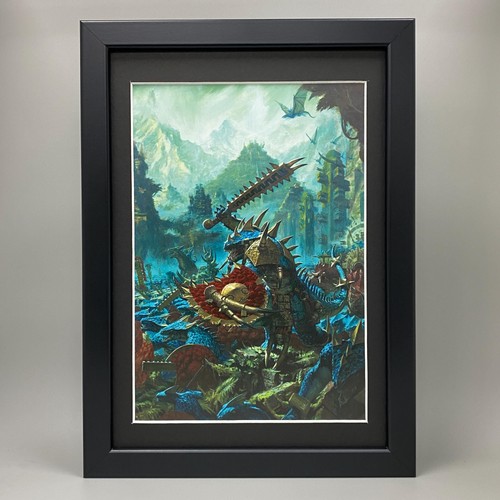 Echsenmenschen gerahmte kunst - gerahmte,
