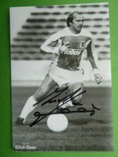 -ö- Erich Beer - Autogrammfoto Motiv Trikot 1860 München