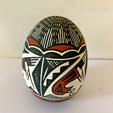 Keramik Ei  - Handbemalt - Exquisit - Wertvoller Dekoartikel