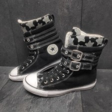 Converse Chuck Taylor Sidney Schwarz Sterne High Top Sneaker All Star Gr. 36