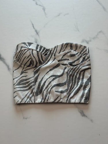 Zebra corsagen bustier - zebra,