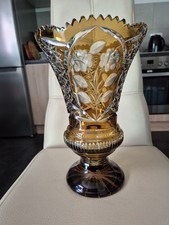 Alte schwere Kristall Glas
