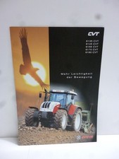 STEYR  CVT 6135 CVT......Traktoren   Original altes Schlepper Prospekt  6 Seiten