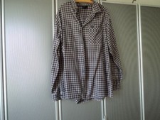 Jack Wolfskin Herren Flanell-Funktionshemd Gr. XXL kariert grau/weiß/orange