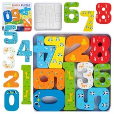 Malplay Holzpuzzle Zahlen