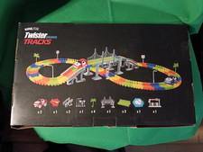 Kuultoy Autorennbahn für Kinder, Kreativset Autoset Twister Tracks