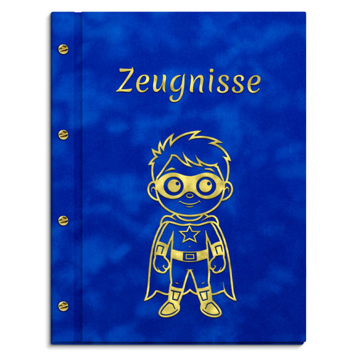 Zeugnismappe samtoptik - zeugnismappe,