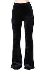 KILLSTAR Samt Schlaghose - Lulluspider Goth Okkult Spinnennetz Gothic