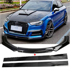 Frontspoiler Spoilerlippe Spoiler +2M Seitenschweller für AUDI A3 A4 A5 B8 S4 S5