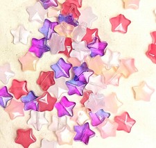 rosa-lila Sterne Perlen
