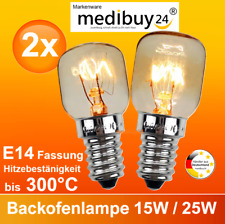 2x Backofenlampe 15W / 25W E14
