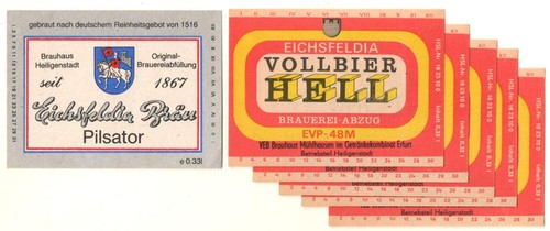 Ddr bieretiketten - ddr, 6