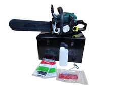 Mr Gardener BKS 2040 Benzin-Kettensägen-Set inkl. Koffer und 2. Kette