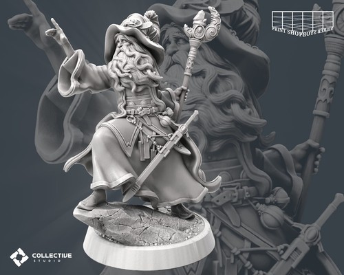 Erfahrener magier miniatur - erfahrener,